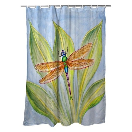 Betsy Drake SH299 70 X 72 In. Dicks Dragonfly Shower Curtain